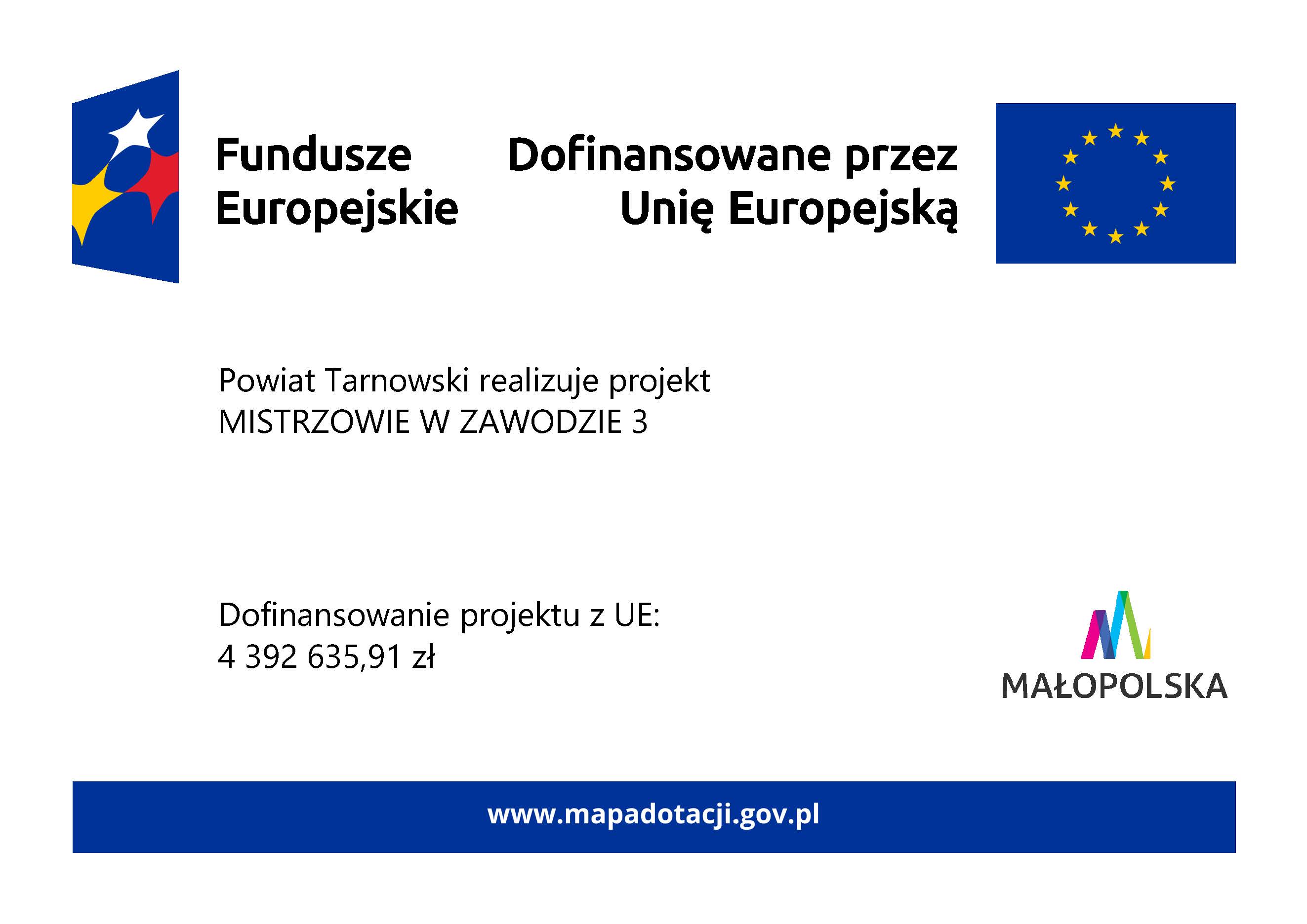 FE plakat A3 programy regionalne aktualny